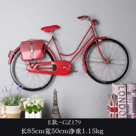 腳踏車-y15443-鐵雕壁飾系列-鐵材藝術